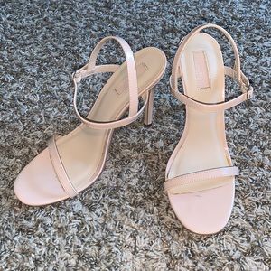 Baby pink heels